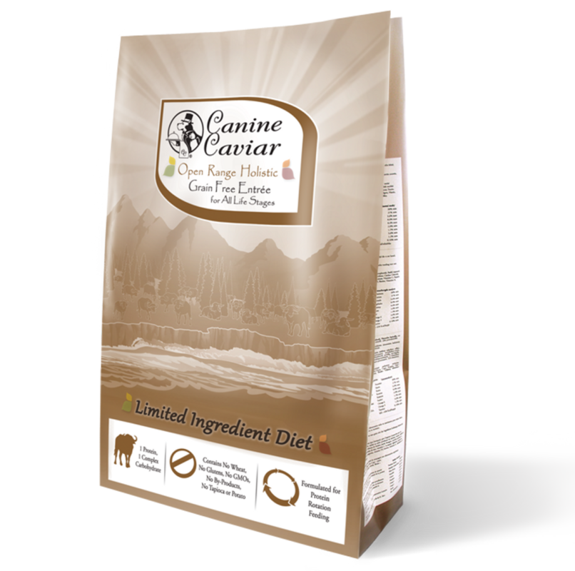 Canine Caviar Buffalo Open Range Alkaline Holistic Dog Food Always